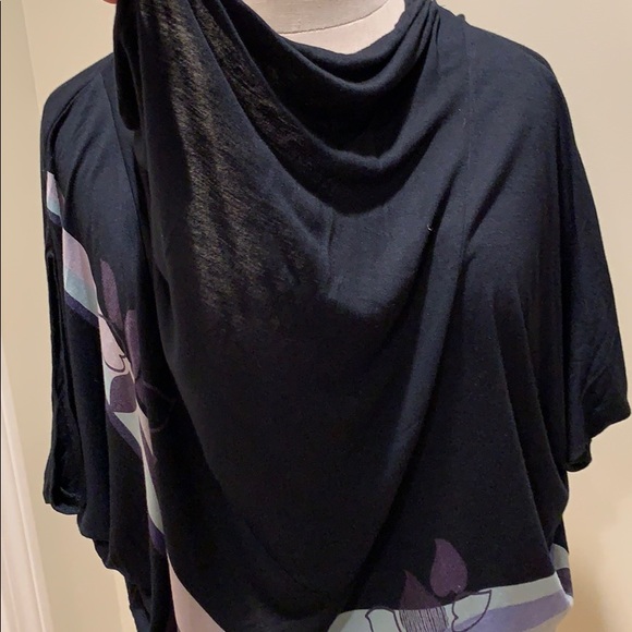 French Connection Black Cowl Neck Top, S - Picture 5 of 6
